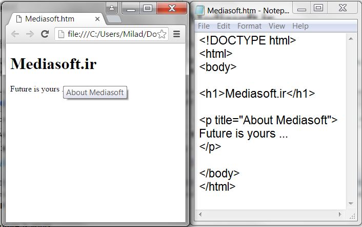 آموزش گام به گام HTML : جلسه سوم - مدیاسافت