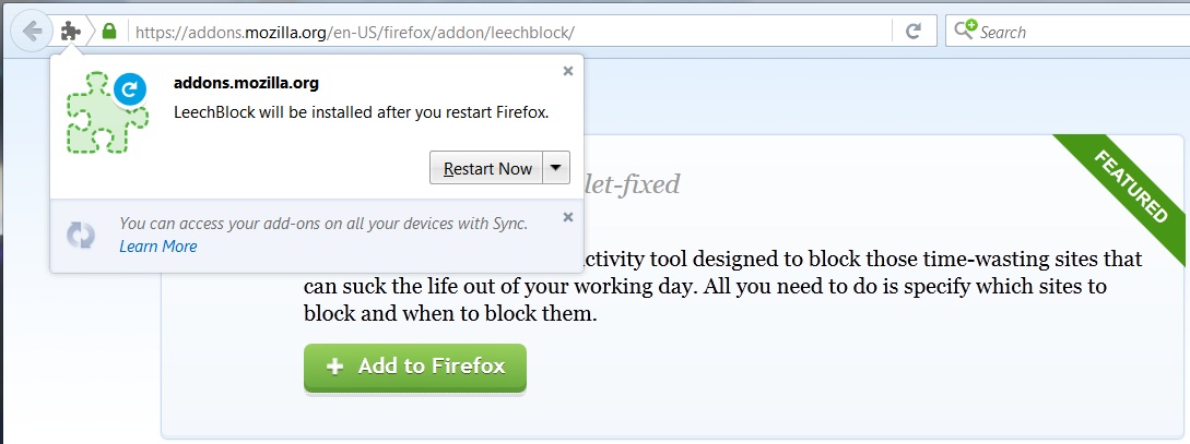 مدیاسافت - فیلتر کردن سایت در فایرفاکس