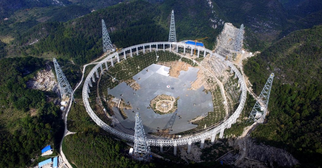 مدیاسافت - آواره شدن 9 هزار چینی به خاطر رادیوتلسکوپ کشف موجودات فضایی